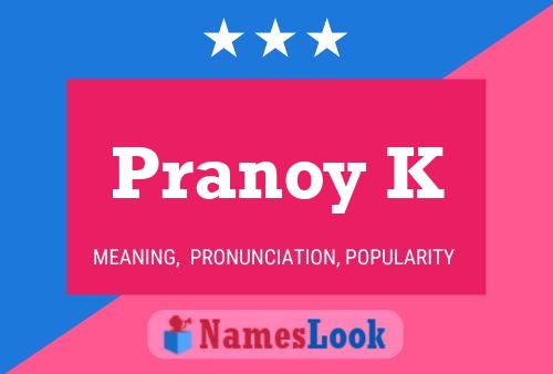 Pranoy K Naam Poster