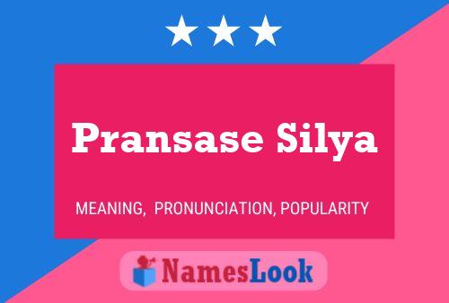 Pransase Silya Naam Poster