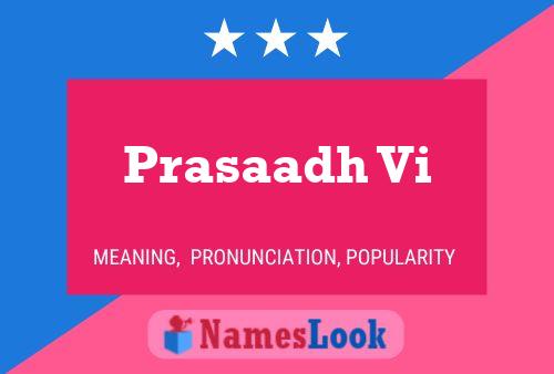 Prasaadh Vi Naam Poster