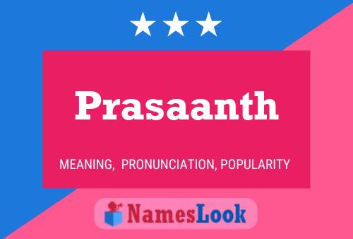 Prasaanth Naam Poster