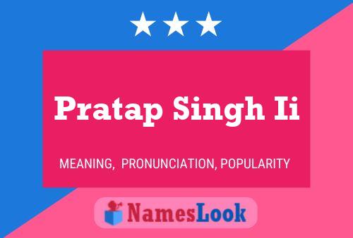 Pratap Singh Ii Naam Poster