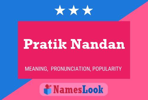 Pratik Nandan Naam Poster