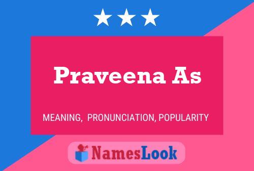 Praveena As Naam Poster