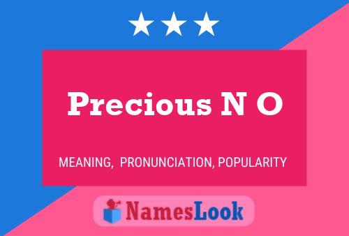 Precious N O Naam Poster