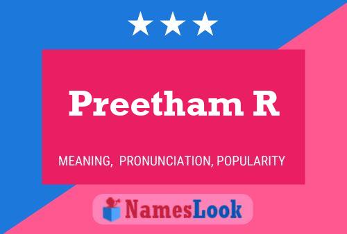 Preetham R Naam Poster