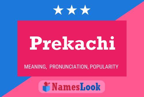 Prekachi Naam Poster