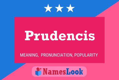 Prudencis Naam Poster