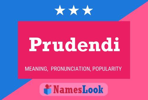 Prudendi Naam Poster