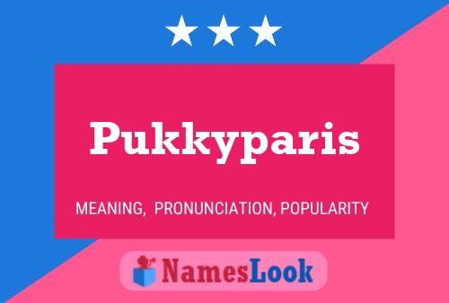 Pukkyparis Naam Poster