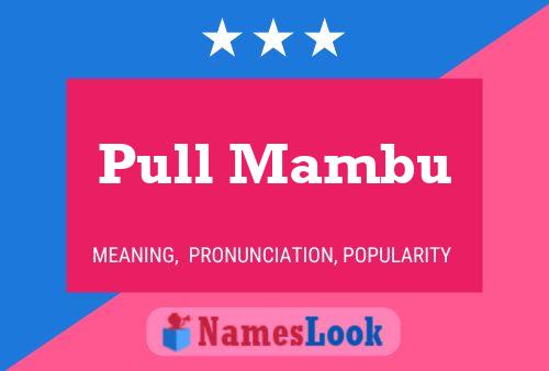 Pull Mambu Naam Poster