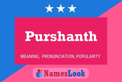 Purshanth Naam Poster