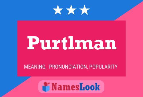 Purtlman Naam Poster