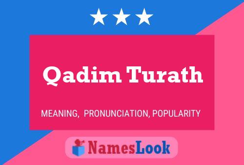 Qadim Turath Naam Poster