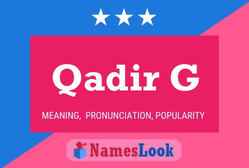 Qadir G Naam Poster