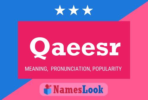 Qaeesr Naam Poster