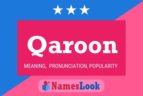 Qaroon Naam Poster