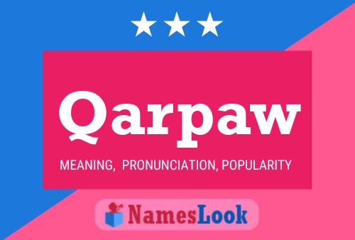 Qarpaw Naam Poster