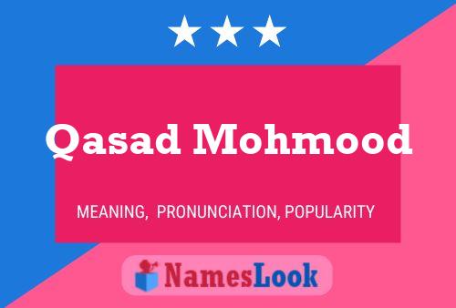 Qasad Mohmood Naam Poster