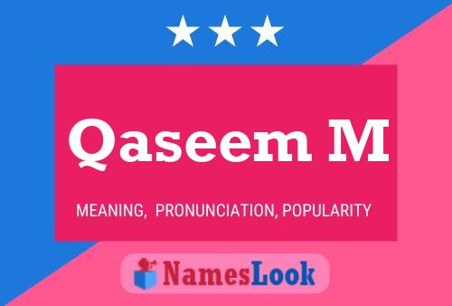 Qaseem M Naam Poster