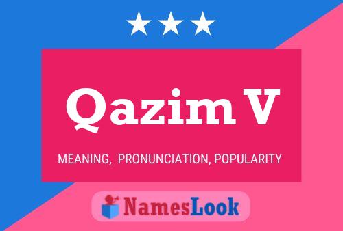 Qazim V Naam Poster