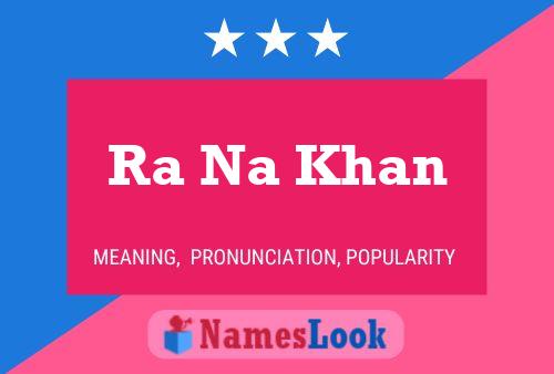 Ra Na Khan Naam Poster