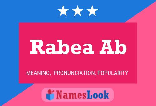 Rabea Ab Naam Poster