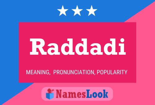 Raddadi Naam Poster