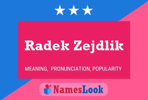 Radek Zejdlik Naam Poster