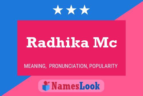 Radhika Mc Naam Poster