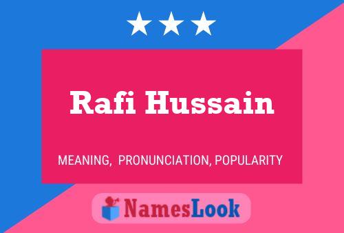 Rafi Hussain Naam Poster