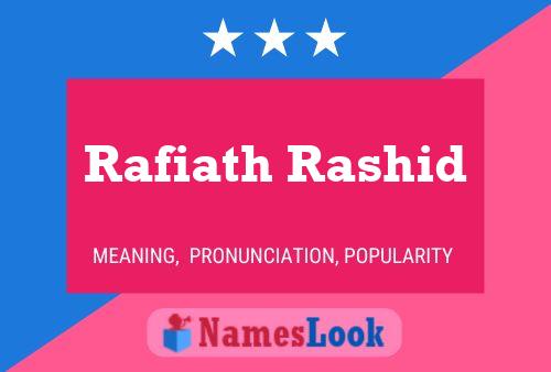 Rafiath Rashid Naam Poster