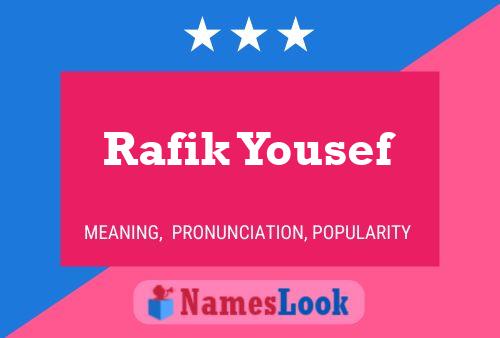 Rafik Yousef Naam Poster