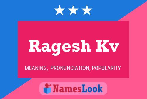 Ragesh Kv Naam Poster