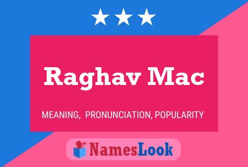 Raghav Mac Naam Poster