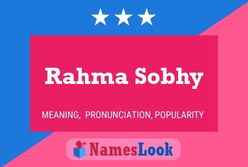 Rahma Sobhy Naam Poster