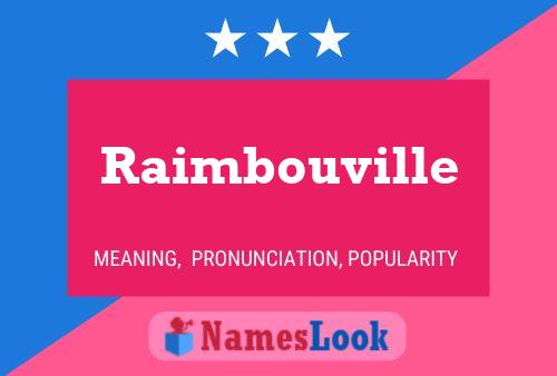 Raimbouville Naam Poster