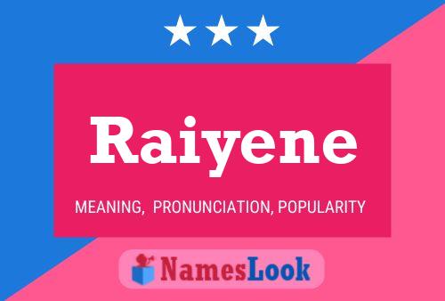 Raiyene Naam Poster