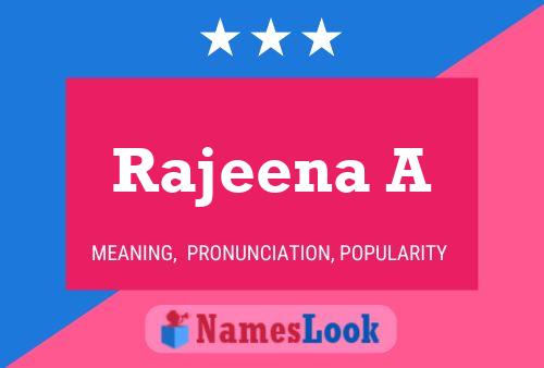 Rajeena A Naam Poster