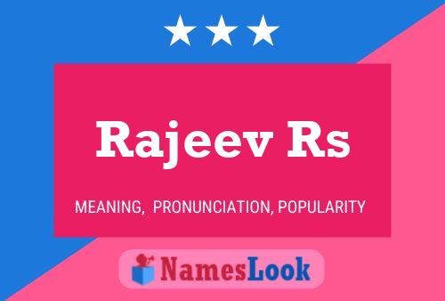 Rajeev Rs Naam Poster