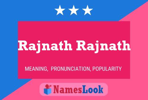 Rajnath Rajnath Naam Poster