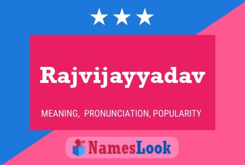 Rajvijayyadav Naam Poster