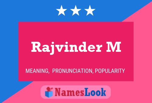 Rajvinder M Naam Poster