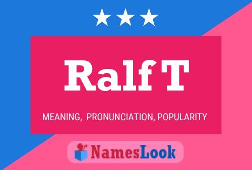 Ralf T Naam Poster