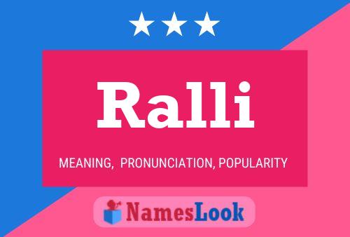 Ralli Naam Poster