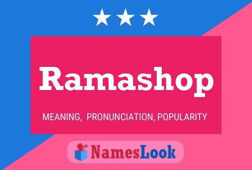 Ramashop Naam Poster