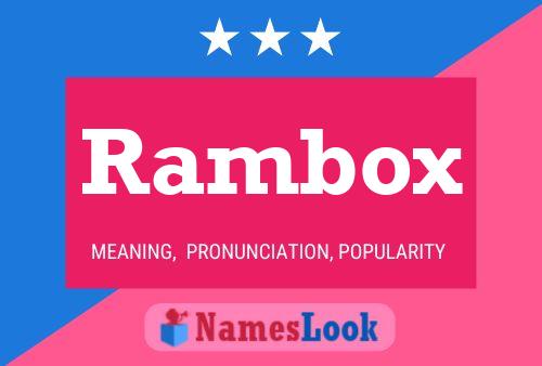 Rambox Naam Poster