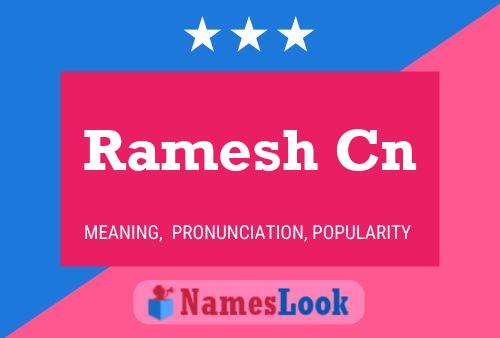 Ramesh Cn Naam Poster