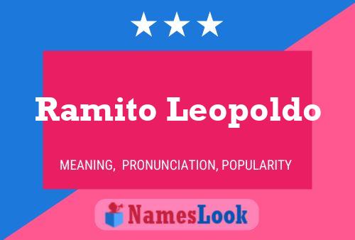 Ramito Leopoldo Naam Poster