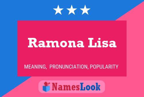 Ramona Lisa Naam Poster