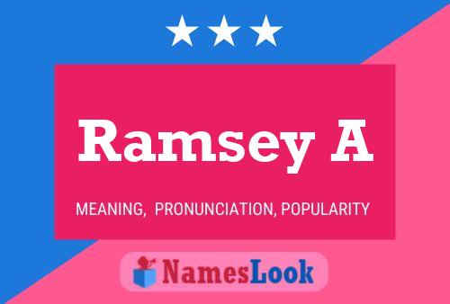 Ramsey A Naam Poster